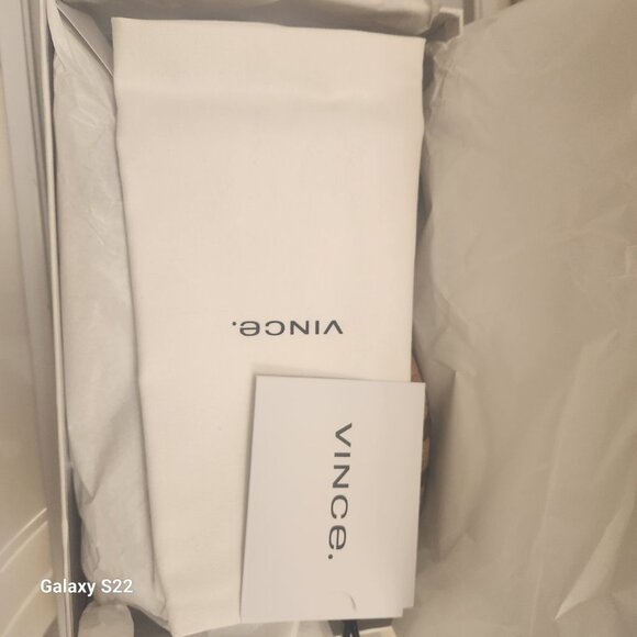 Vince "Hazen" Leather Sandals. Cognac/Dark Brown color. NIB. Size Various - Picture 10 of 11